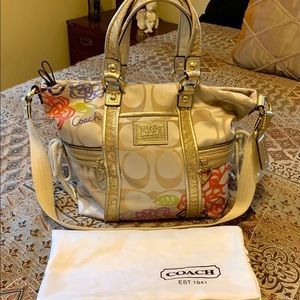 Authentic Coach Hand Bag with Shoulder Strap